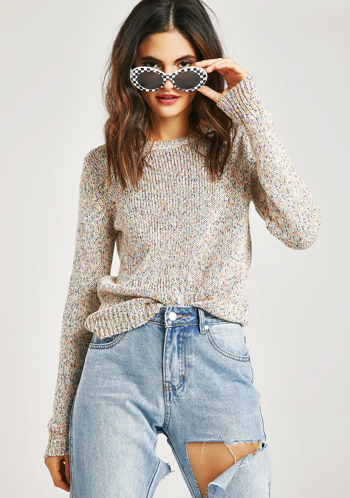 Ex Static Speckle Sweater sold by Dolls Kill product image thumbnail 2