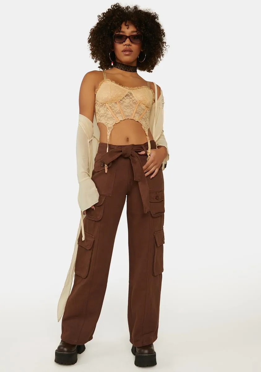 Y2k Cargo Pants sold by Dolls Kill product image thumbnail 2