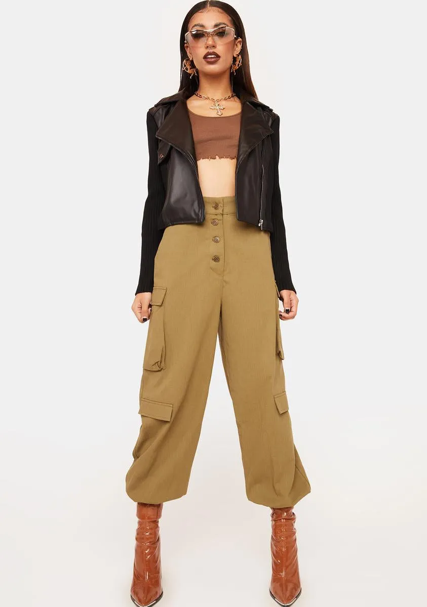 Say It Out Loud Cropped Moto Jacket sold by Dolls Kill product image thumbnail 3