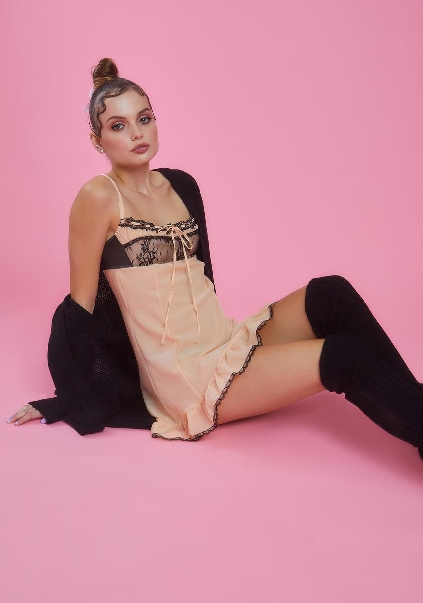 Routinely Perfect Chiffon Babydoll Dress sold by Dolls Kill product image thumbnail 2