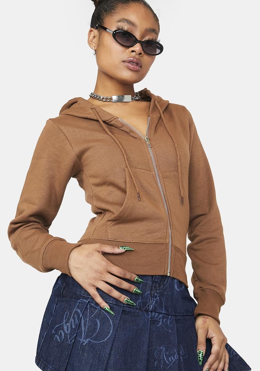 Tribal Hotfix Zip Up Hoodie sold by Dolls Kill