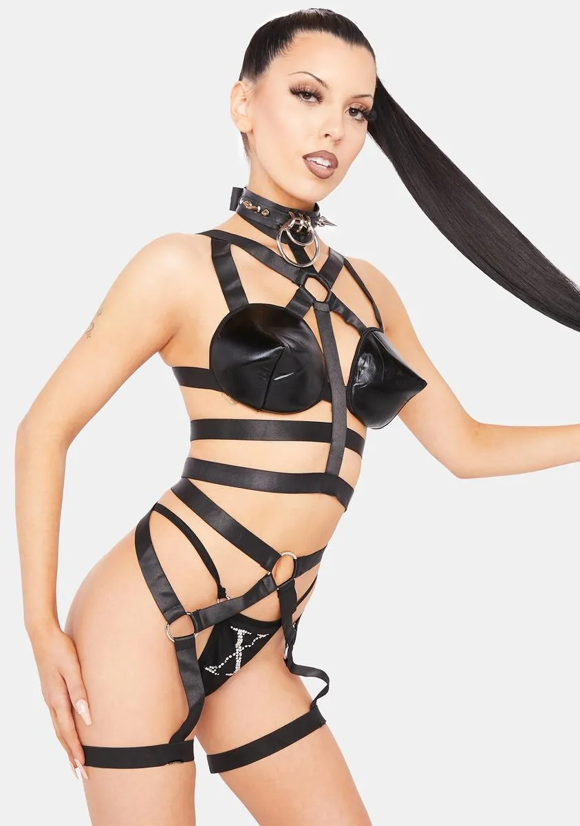 Living Dangerously Lingerie Set sold by Dolls Kill product image thumbnail 2