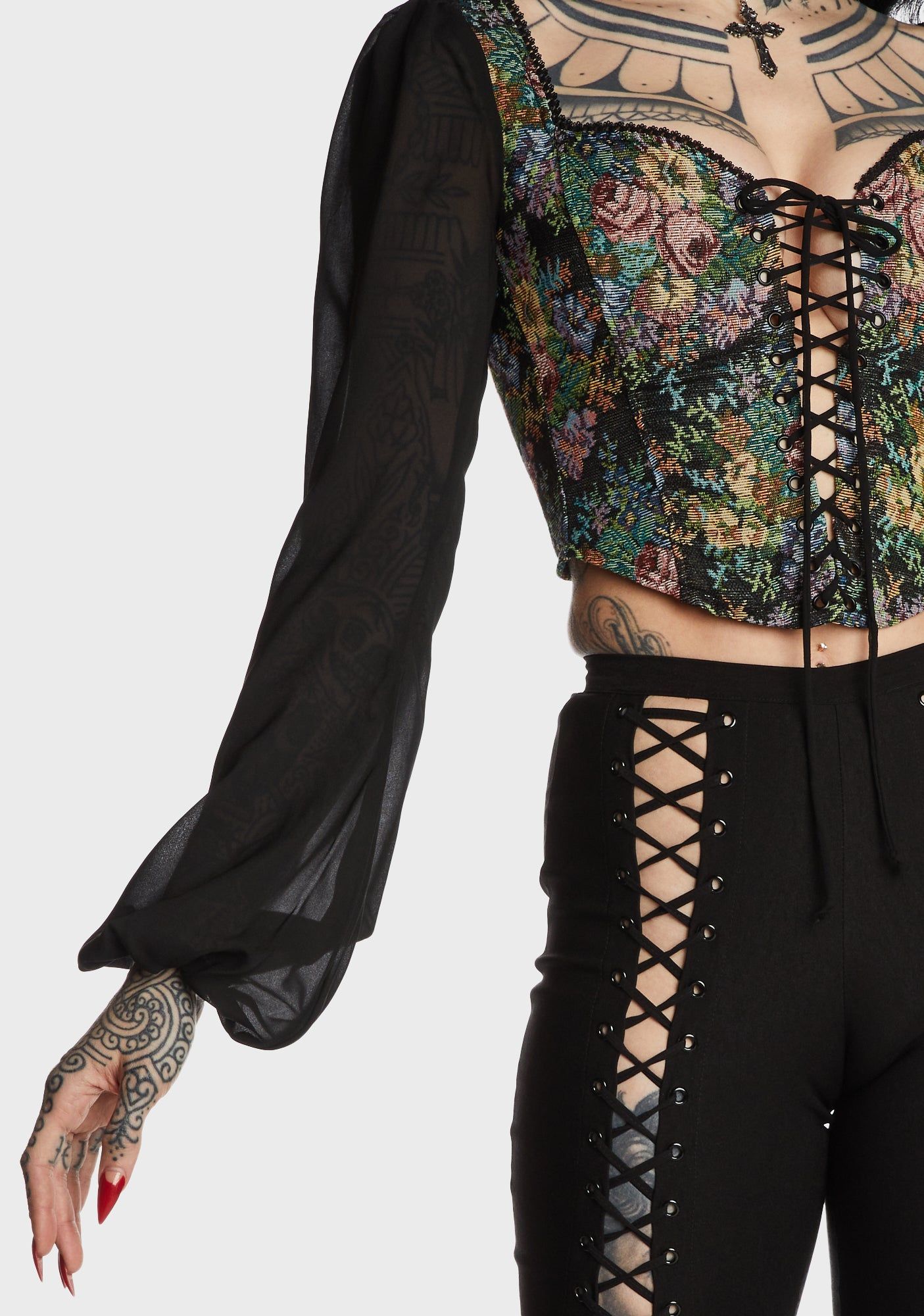 Captured Souls Corset Top sold by Dolls Kill product image thumbnail 2