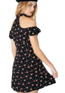Tea For Two Dress With Choker sold by Dolls Kill