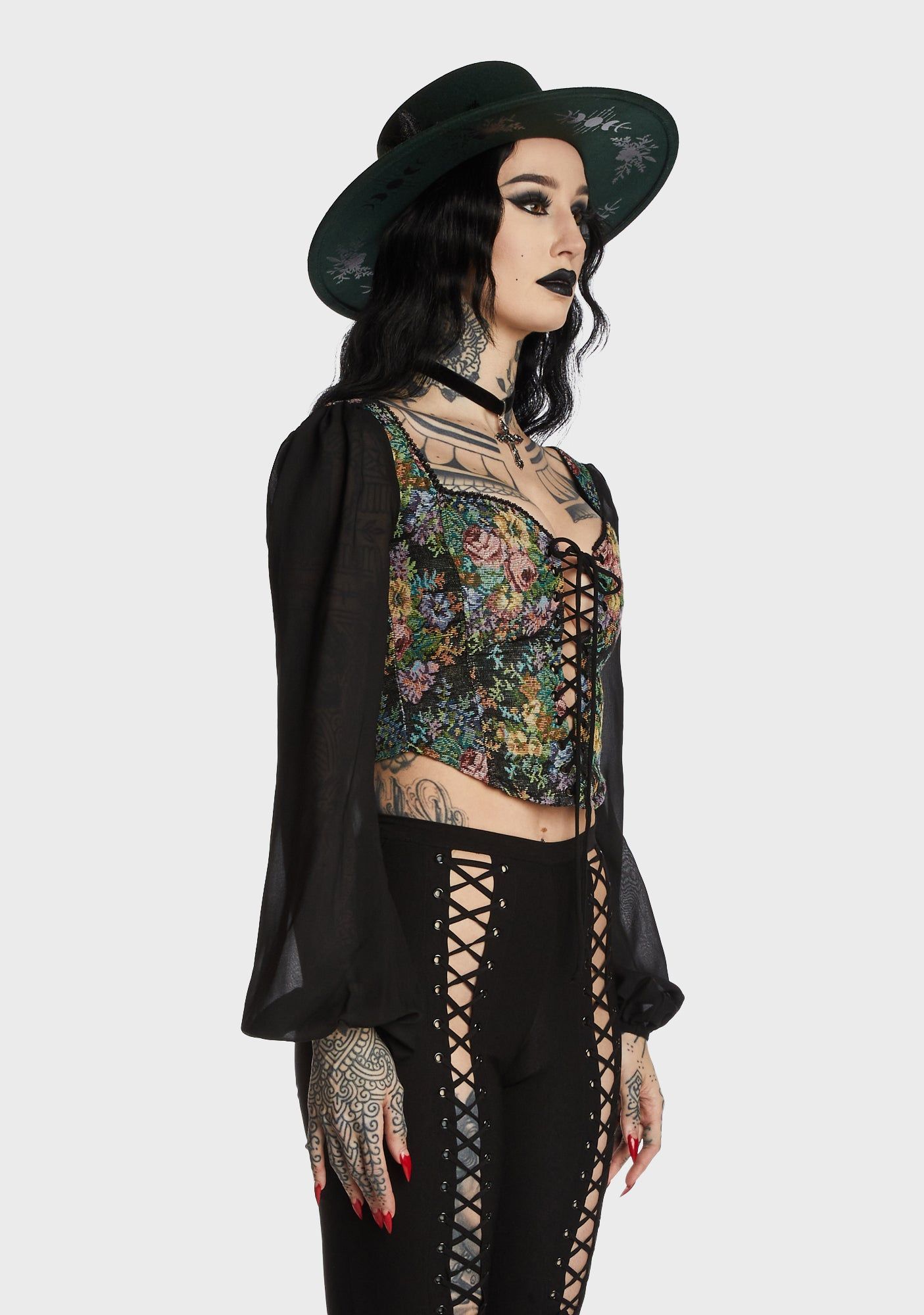 Captured Souls Corset Top sold by Dolls Kill product image thumbnail 5