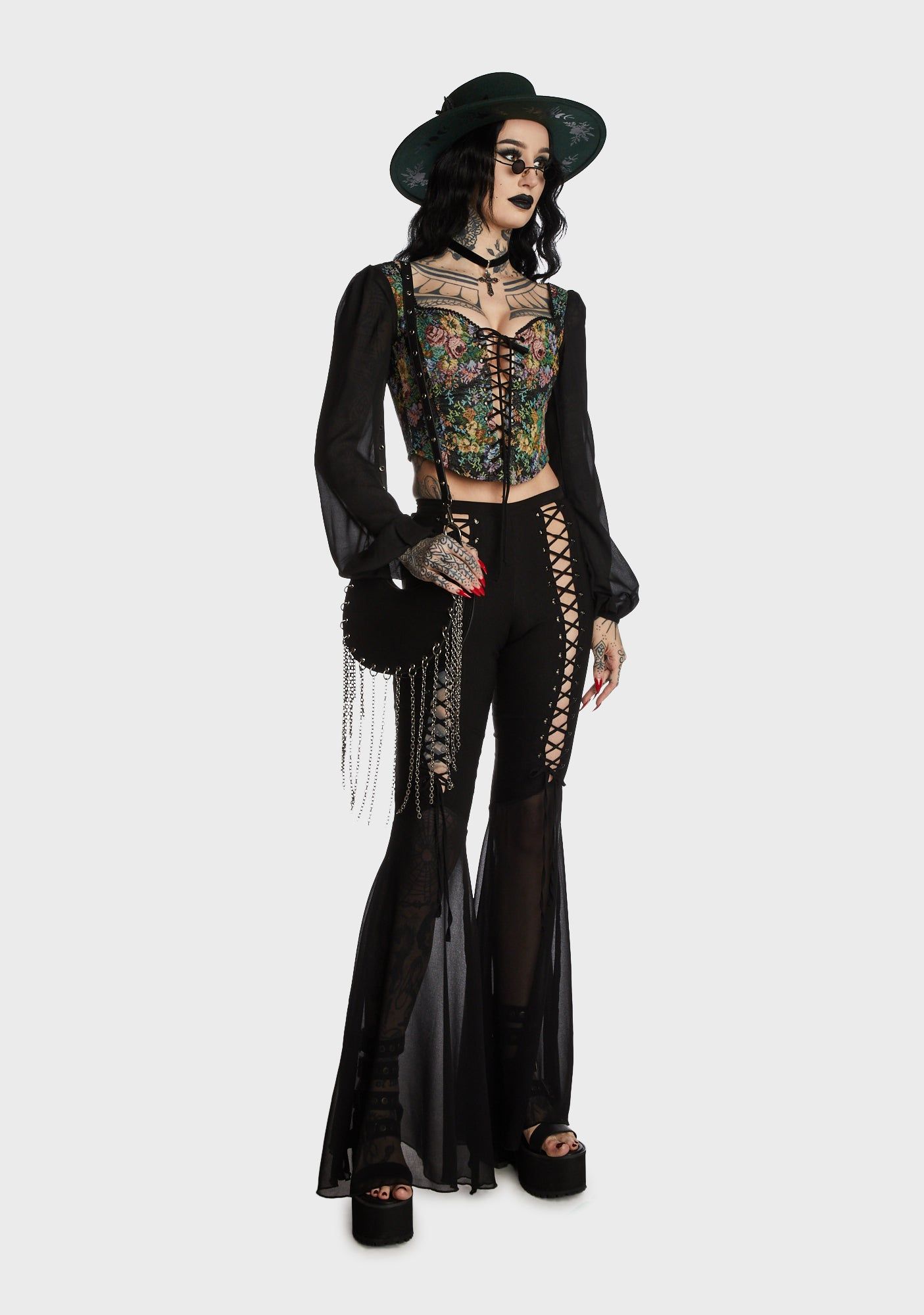Captured Souls Corset Top sold by Dolls Kill product image thumbnail 4
