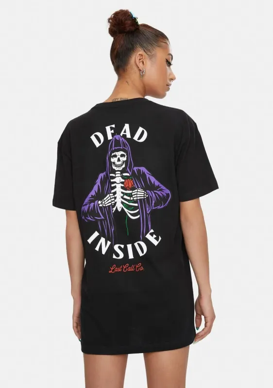 Dead Inside Graphic Tee sold by Dolls Kill