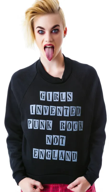 England Invented Sweatshirt sold by Dolls Kill