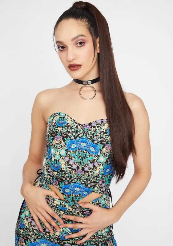 Bridgerton Lace Up Corset Top sold by Dolls Kill