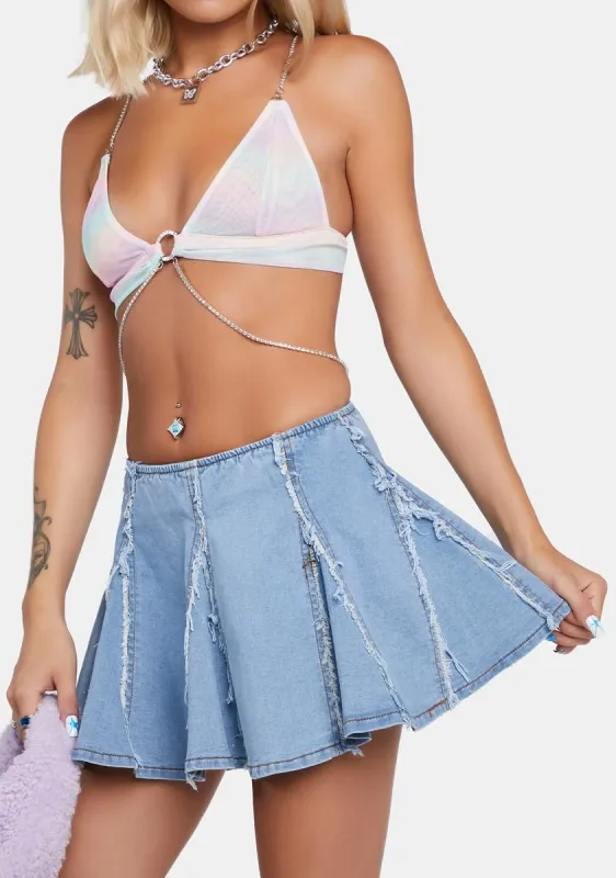 Time Is Precious Mini Skirt sold by Dolls Kill