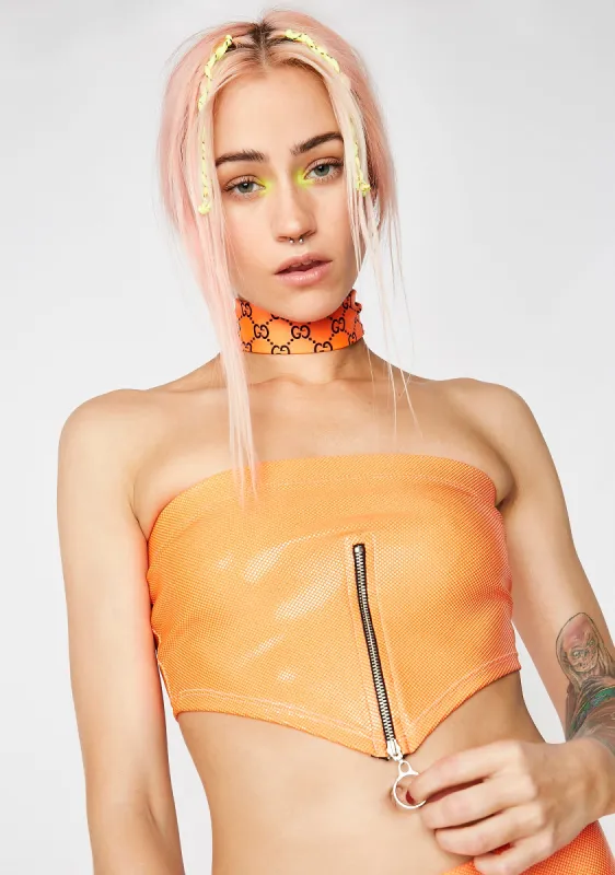 Agent Orange Tube Top sold by Dolls Kill