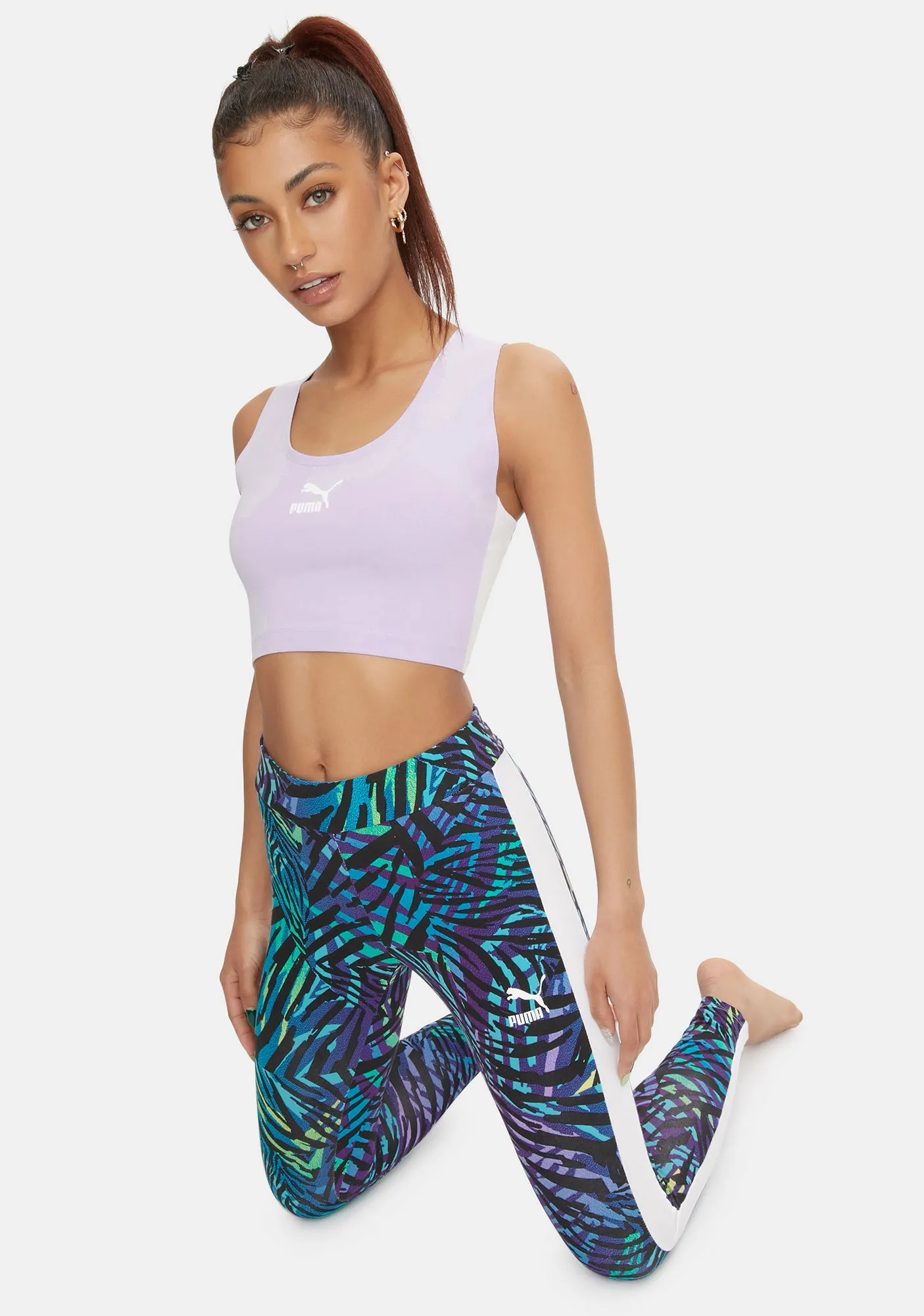 Lavender Iconic T7 Bralette sold by Dolls Kill product image thumbnail 2