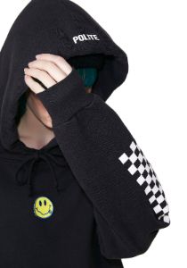 Smiley Pullover Hoodie sold by Dolls Kill