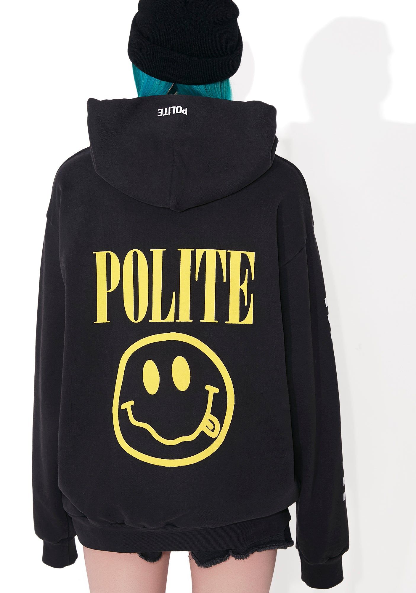 Smiley Pullover Hoodie sold by Dolls Kill