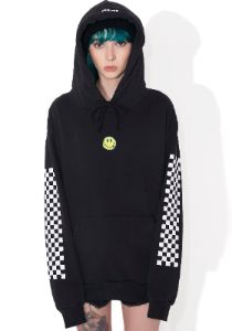 Smiley Pullover Hoodie sold by Dolls Kill