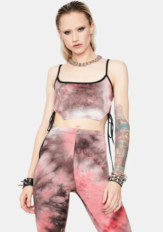 Yeah Right Tie Dye Pants Set sold by Dolls Kill