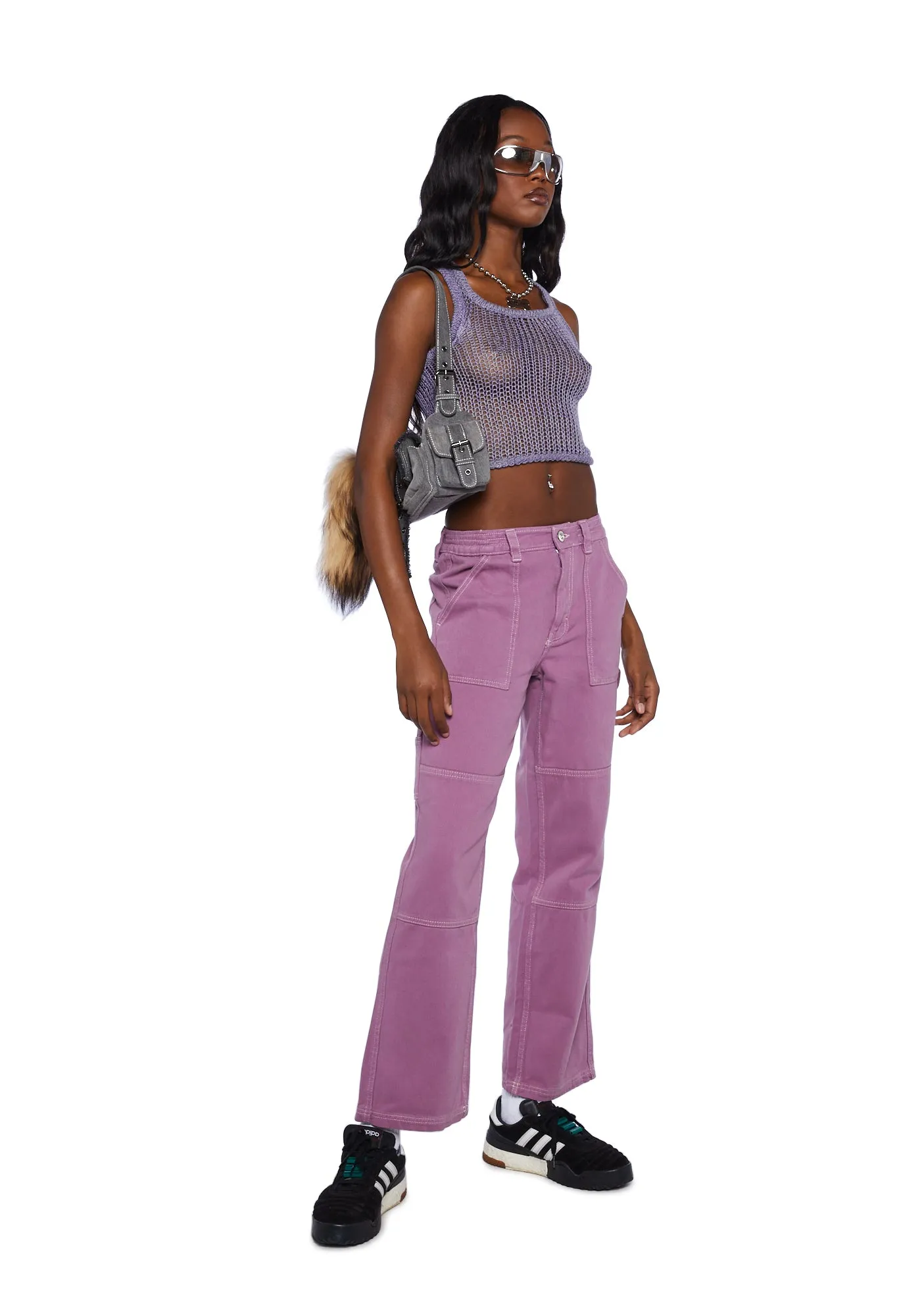 Knitted Scoop Tank Top sold by Dolls Kill product image thumbnail 2