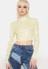 Forest Rain On Me Mesh Top sold by Dolls Kill