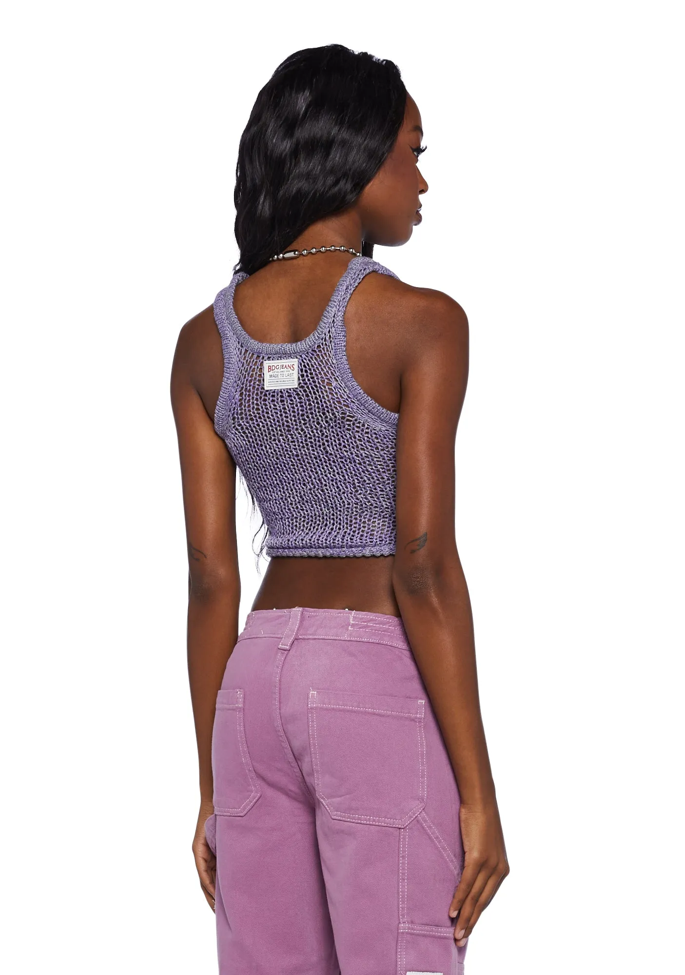 Knitted Scoop Tank Top sold by Dolls Kill product image thumbnail 4