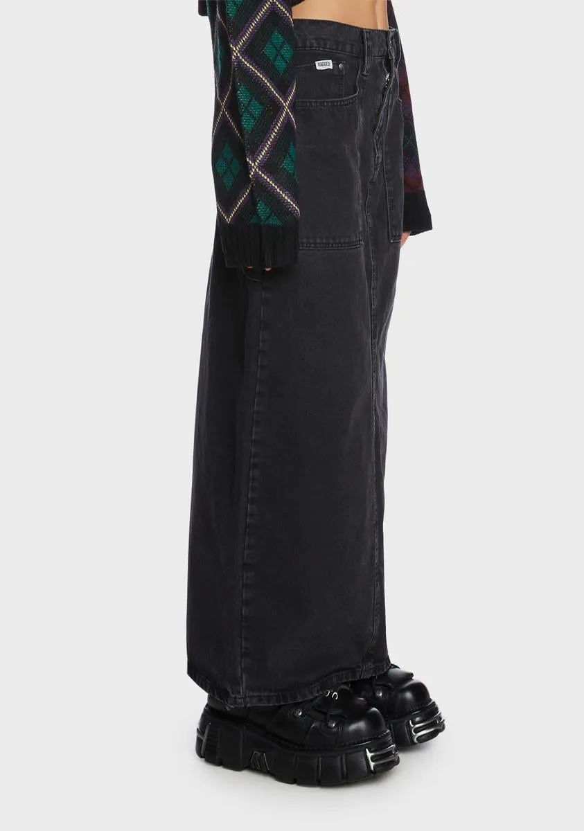 Carpenter Maxi Skirt sold by Dolls Kill product image thumbnail 3