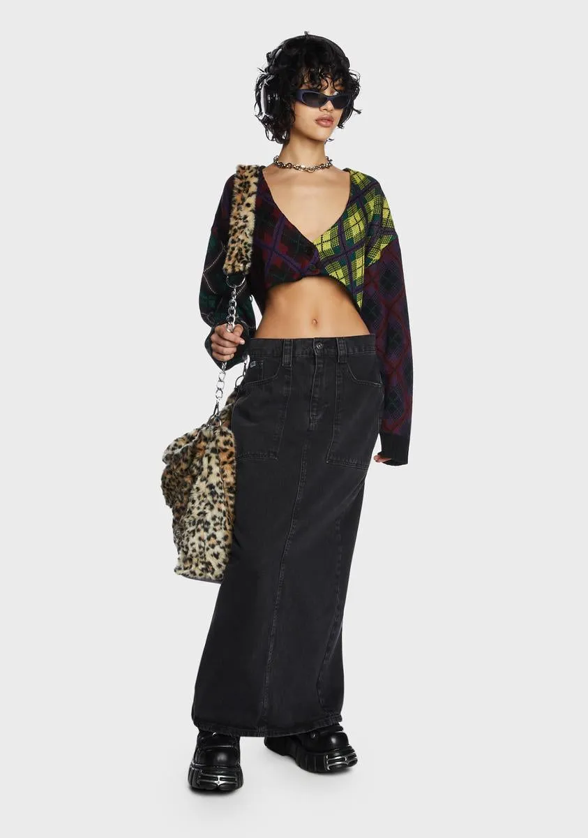 Carpenter Maxi Skirt sold by Dolls Kill product image thumbnail 5