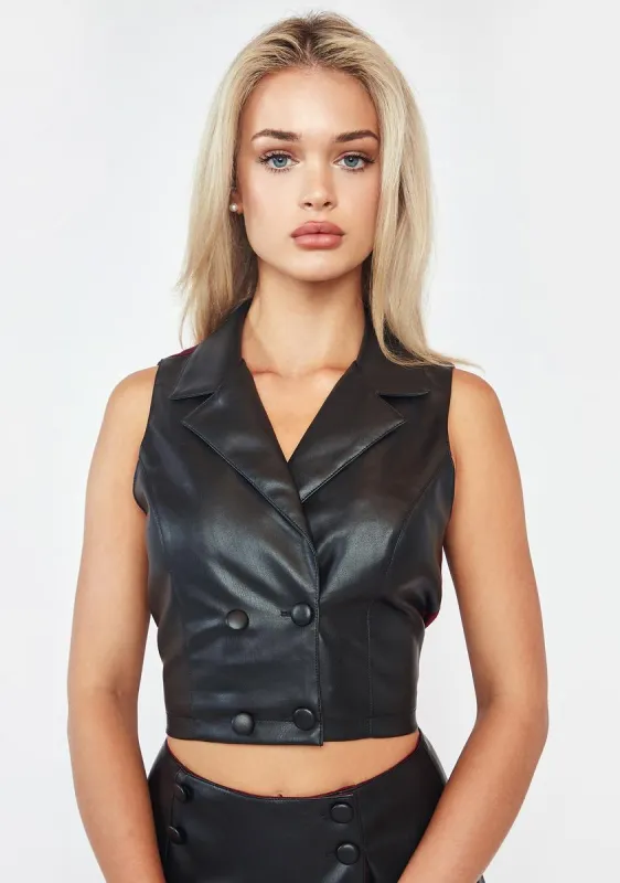 Team No Sleep Suit Vest sold by Dolls Kill