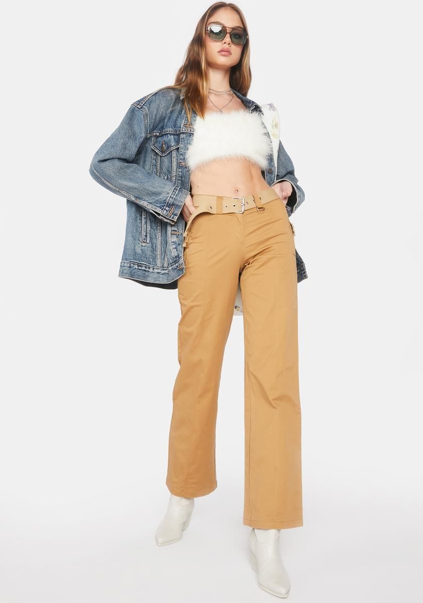Cream Trista Faux Fur Top sold by Dolls Kill product image thumbnail 3