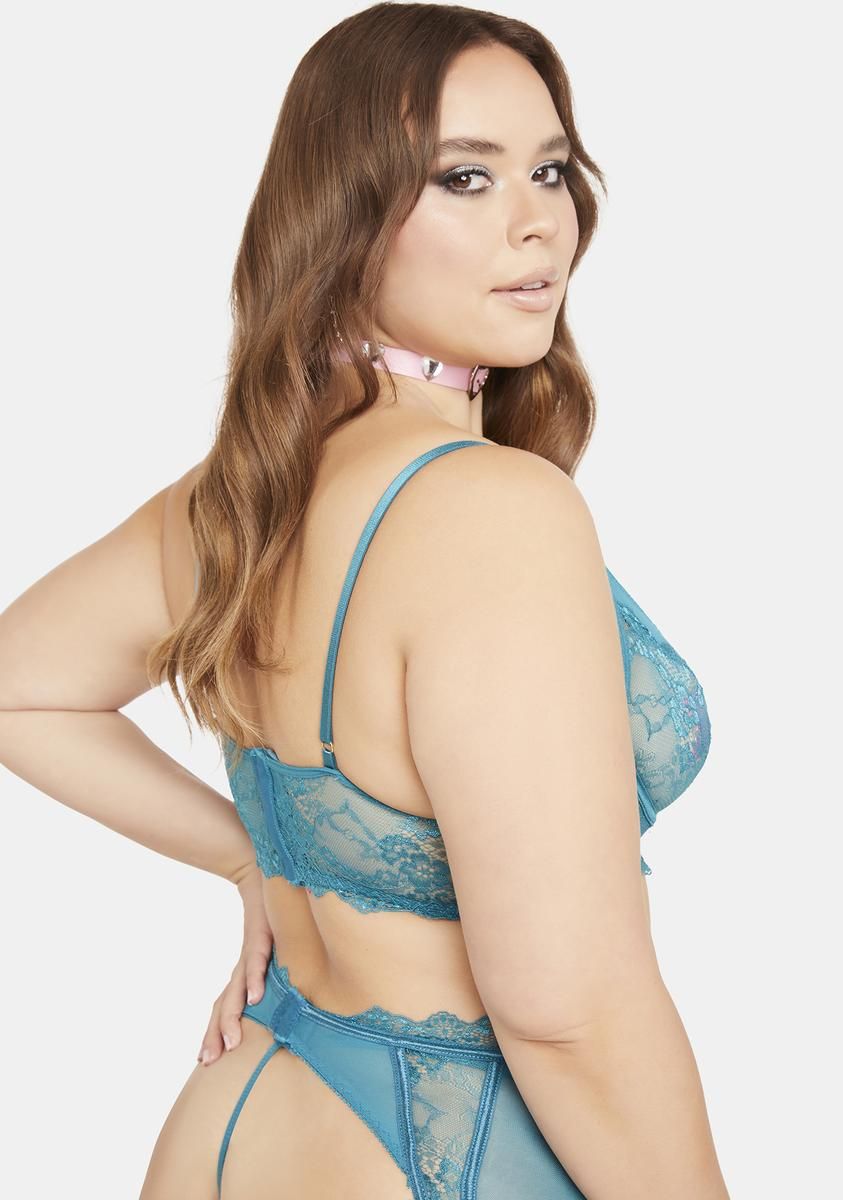 Plus Duvet Darling 3-Piece Lingerie Set sold by Dolls Kill product image thumbnail 3