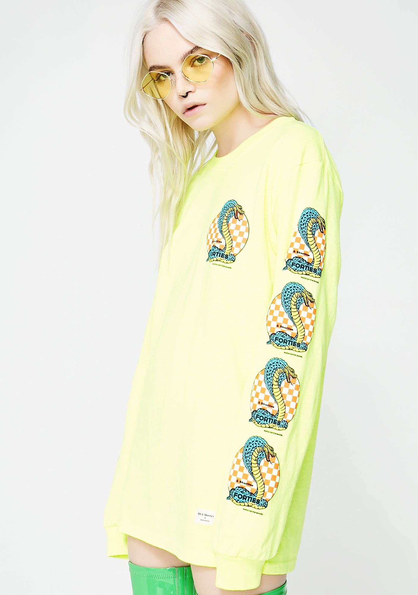 Cobra Long Sleeve Tee sold by Dolls Kill product image thumbnail 3