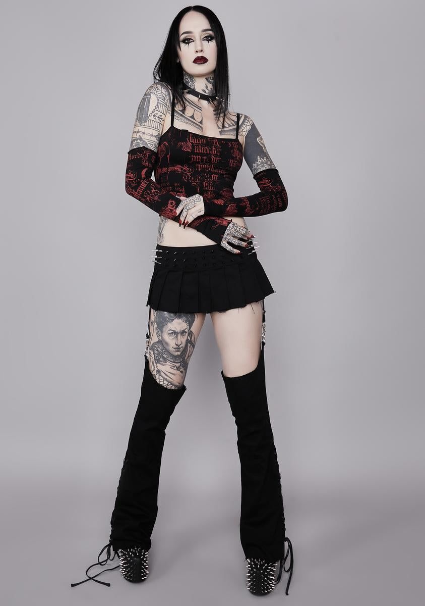 Pull Me Under Crop Top sold by Dolls Kill product image thumbnail 3