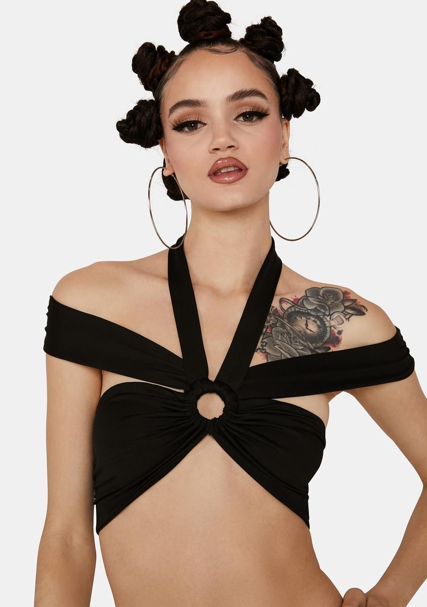 Strut Off Crop Top sold by Dolls Kill