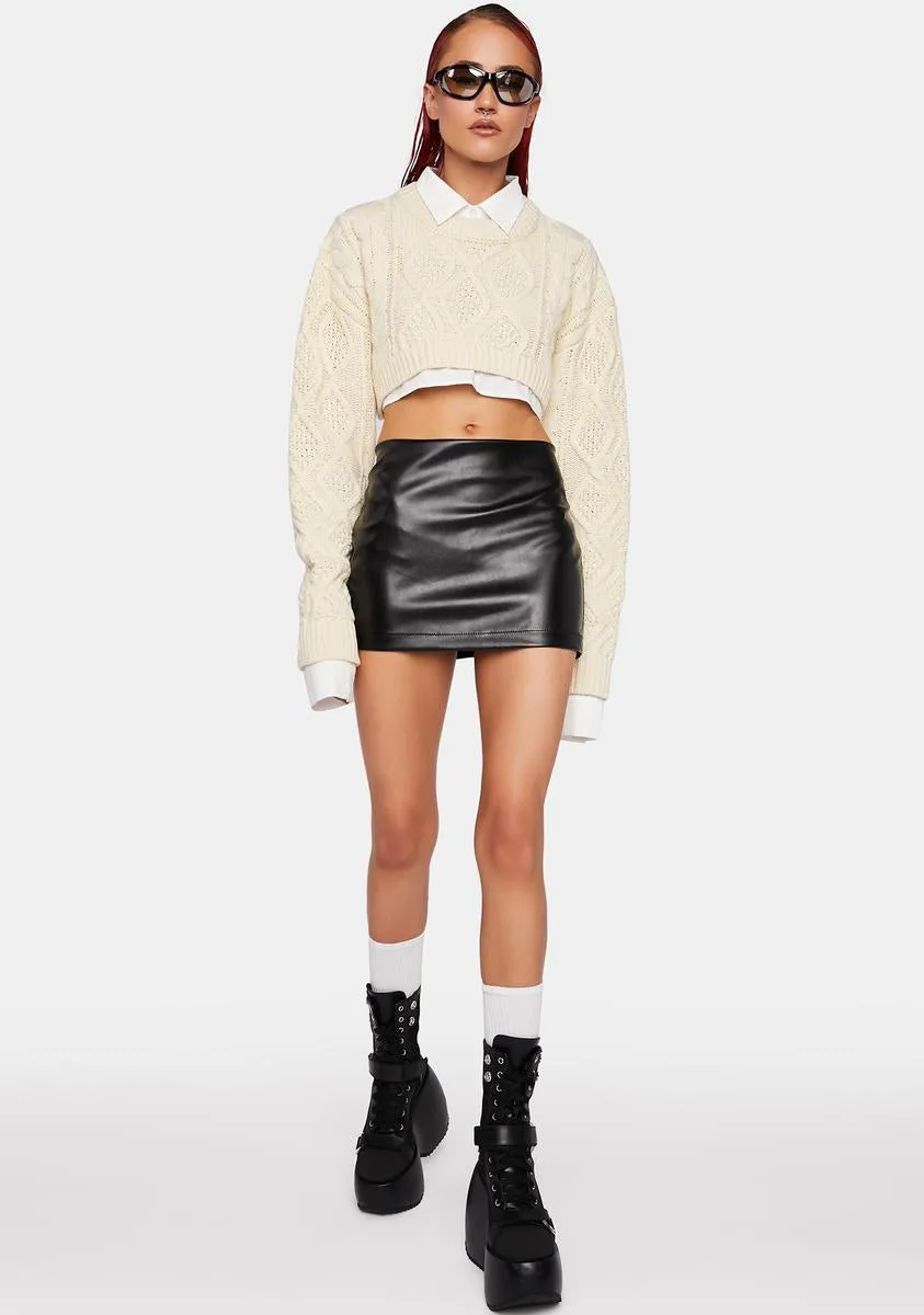 Y2K Micro Mini Skirt sold by Dolls Kill product image thumbnail 3