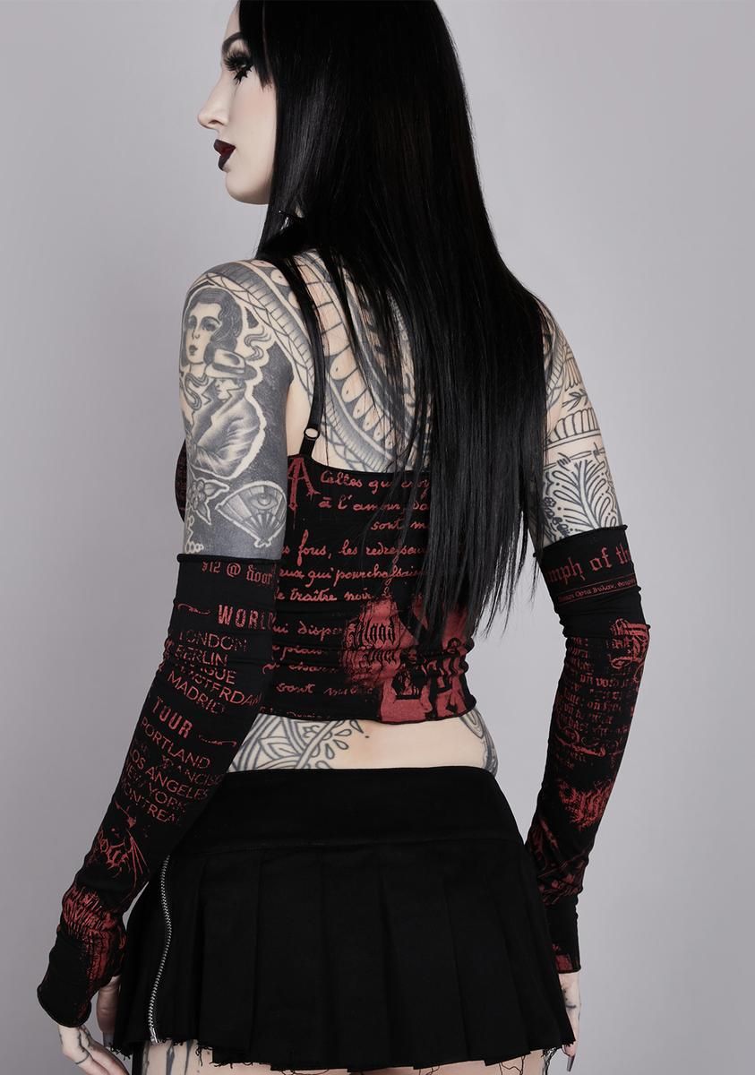 Pull Me Under Crop Top sold by Dolls Kill product image thumbnail 4