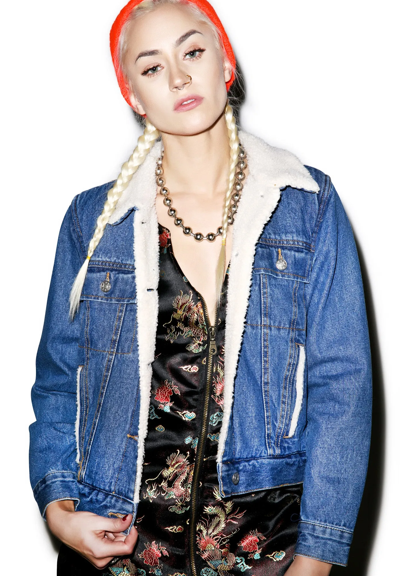 Now & Then Denim Jacket sold by Dolls Kill product image thumbnail 4