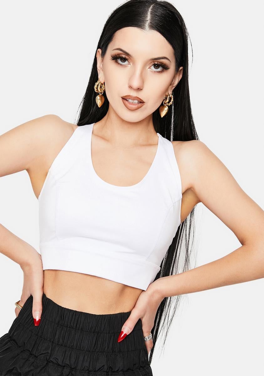 White Light Synergy Crop Top sold by Dolls Kill product image thumbnail 2