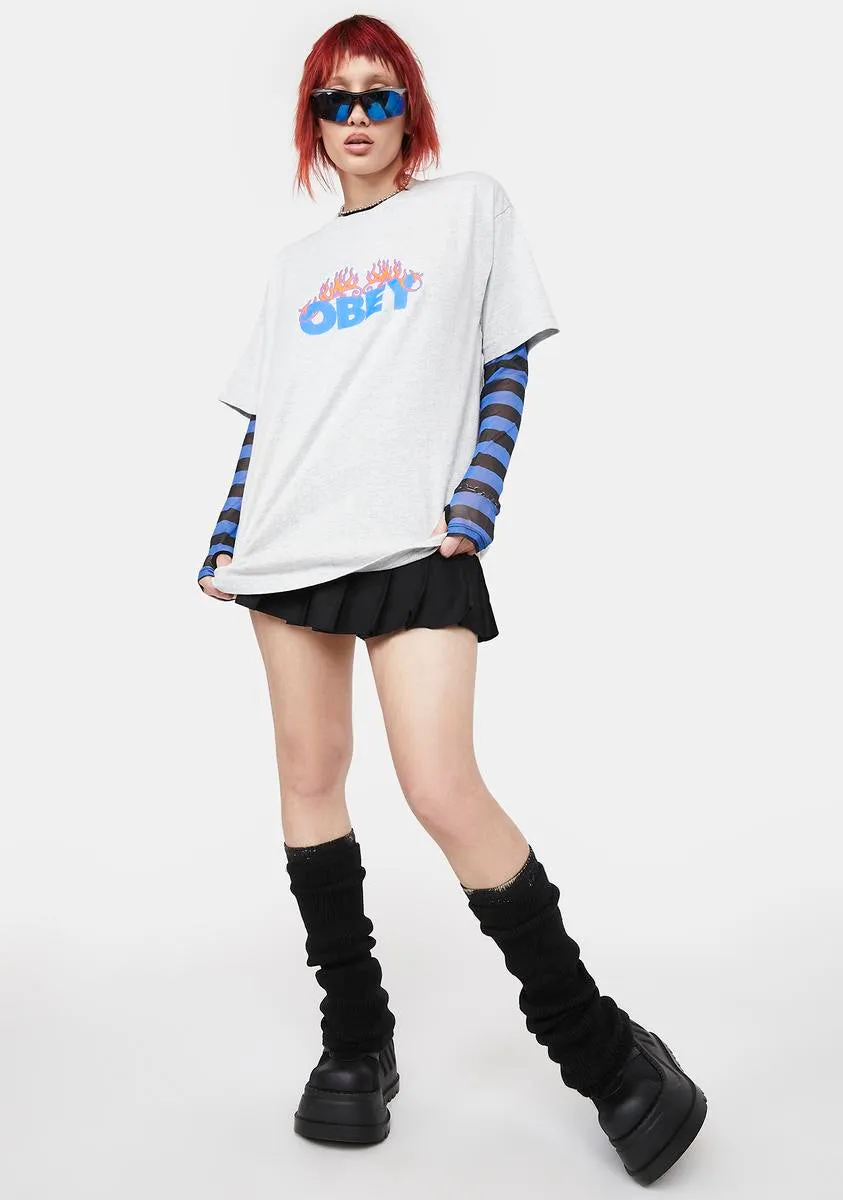 Flames Heavyweight Graphic Tee sold by Dolls Kill product image thumbnail 3