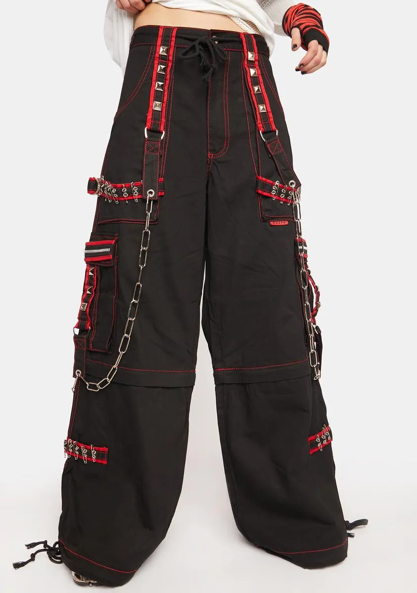 Crazy Piper Wide Leg Pants sold by Dolls Kill