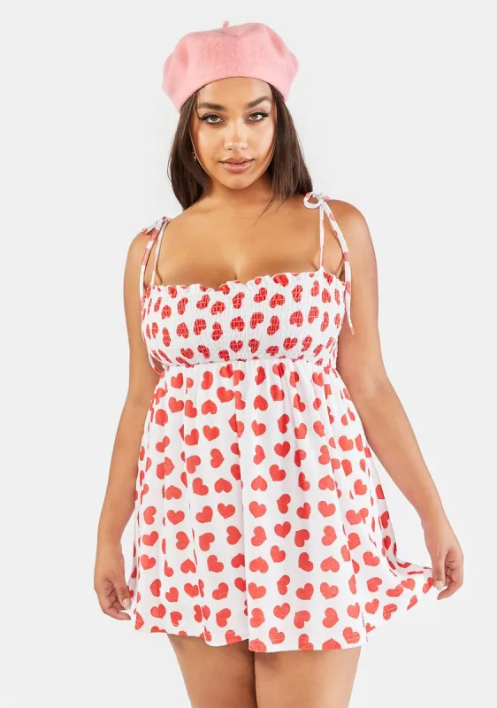 Plus Pure Loyal Maneater Smocked Mini Dress sold by Dolls Kill