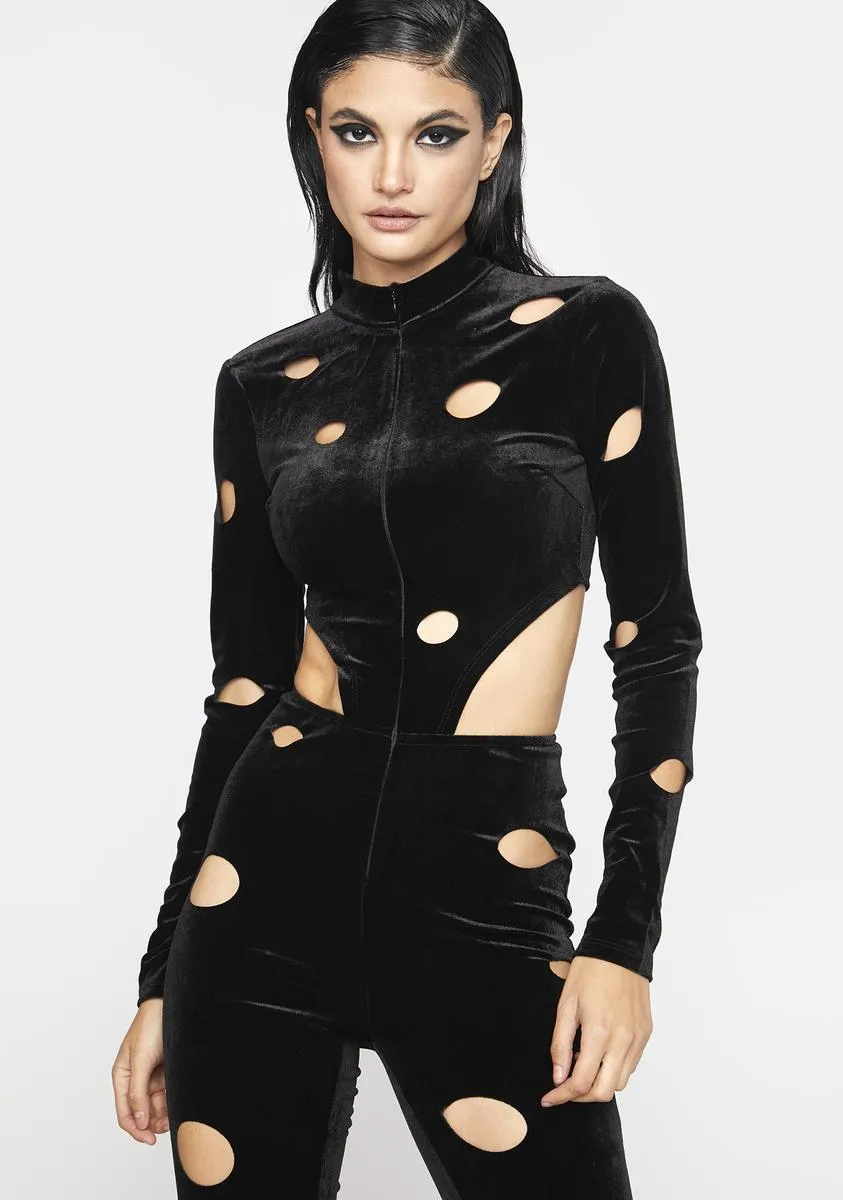 Neglected To Say Cutout Catsuit sold by Dolls Kill product image thumbnail 2