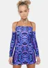 Psychedelic Mind Mini Dress sold by Dolls Kill