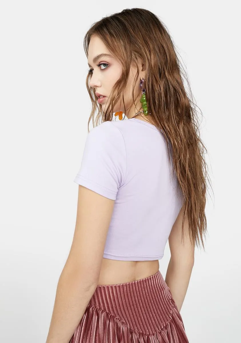 Growing And Glowing Graphic Tee sold by Dolls Kill product image thumbnail 4