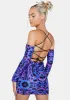 Psychedelic Mind Mini Dress sold by Dolls Kill
