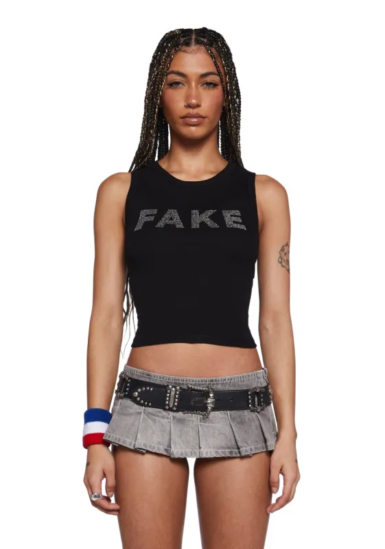 Not So Real Tank Top sold by Dolls Kill