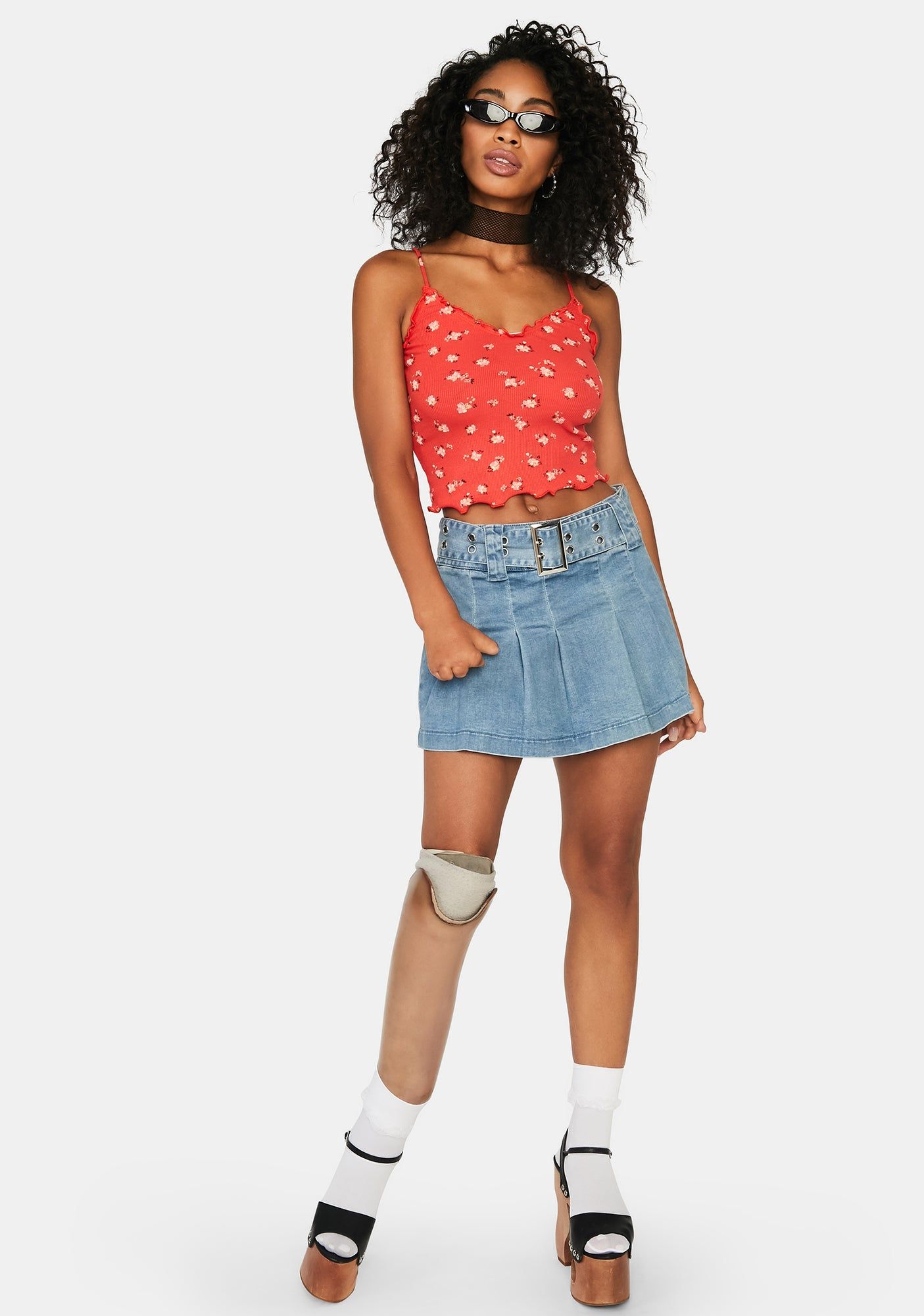 Rose Flower Sprite Tank Top sold by Dolls Kill product image thumbnail 4