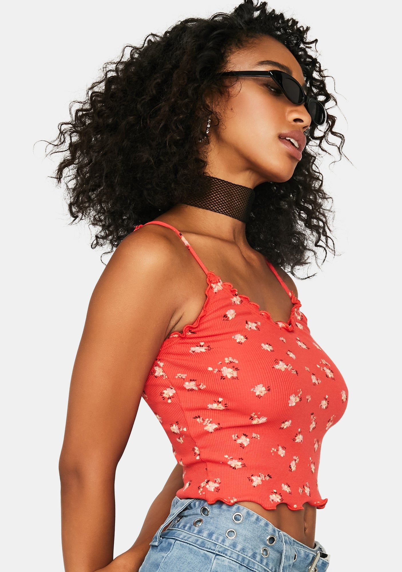 Rose Flower Sprite Tank Top sold by Dolls Kill product image thumbnail 2
