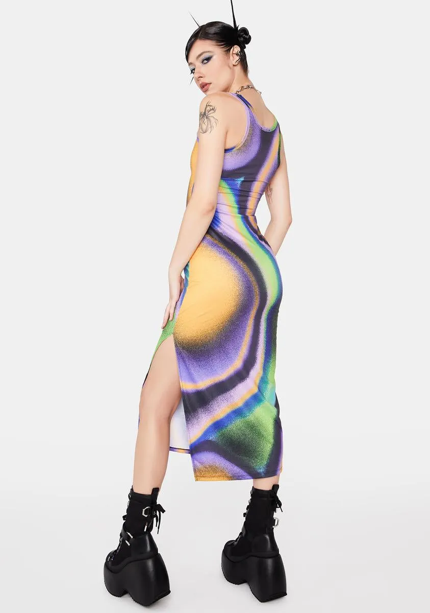 Digital States Maxi Dress sold by Dolls Kill product image thumbnail 4