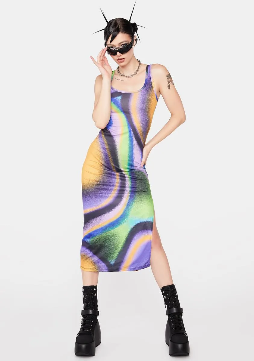 Digital States Maxi Dress sold by Dolls Kill product image thumbnail 5