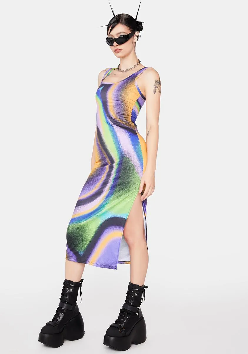 Digital States Maxi Dress sold by Dolls Kill product image thumbnail 2