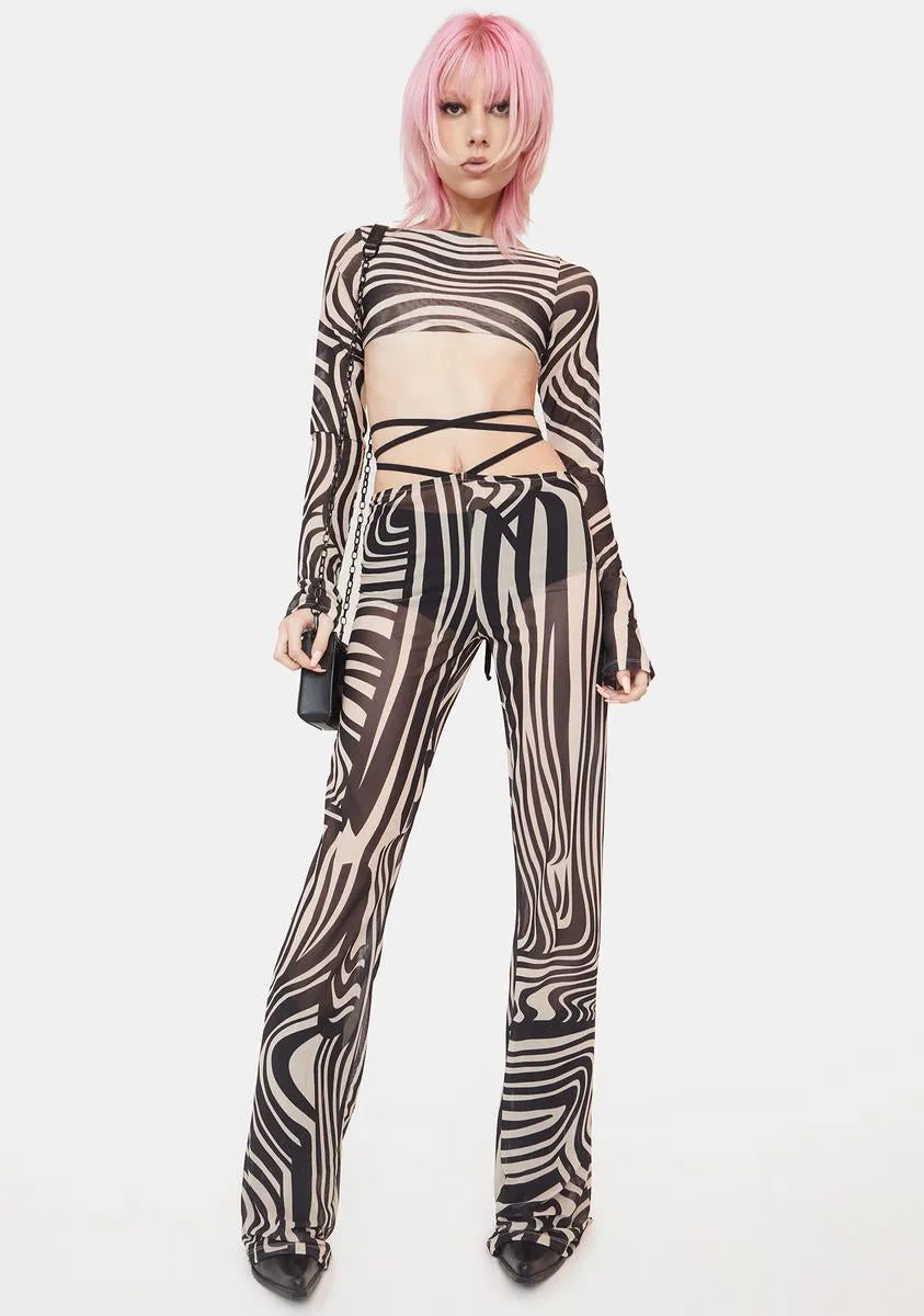 Perceive Me Mesh Trousers sold by Dolls Kill product image thumbnail 3