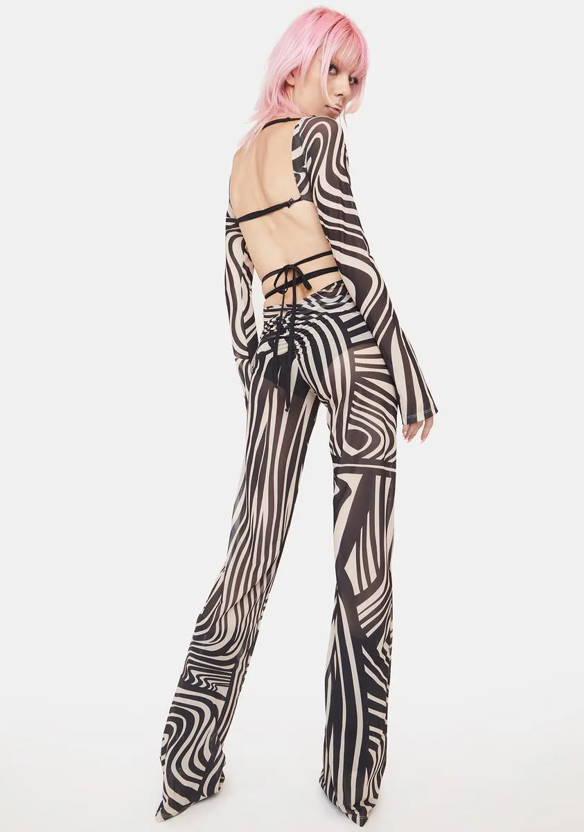 Perceive Me Mesh Trousers sold by Dolls Kill product image thumbnail 4